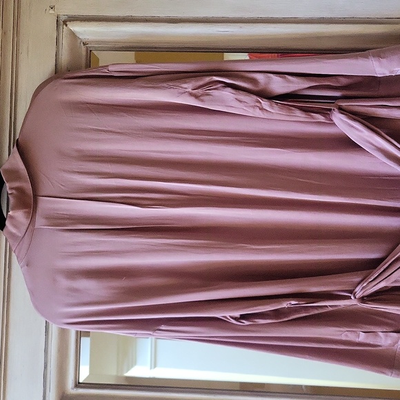 CHASER Silky Woven Shirt Dress SZ. Sm - Picture 8 of 8